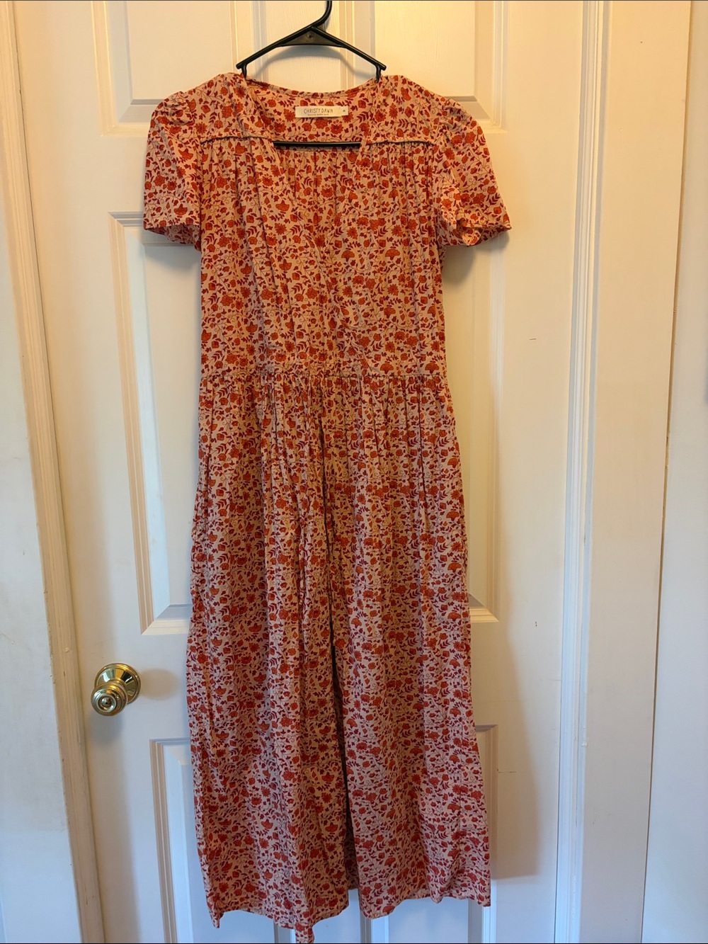 Christy Dawn Dawn Dress in Mandarin Ditsy